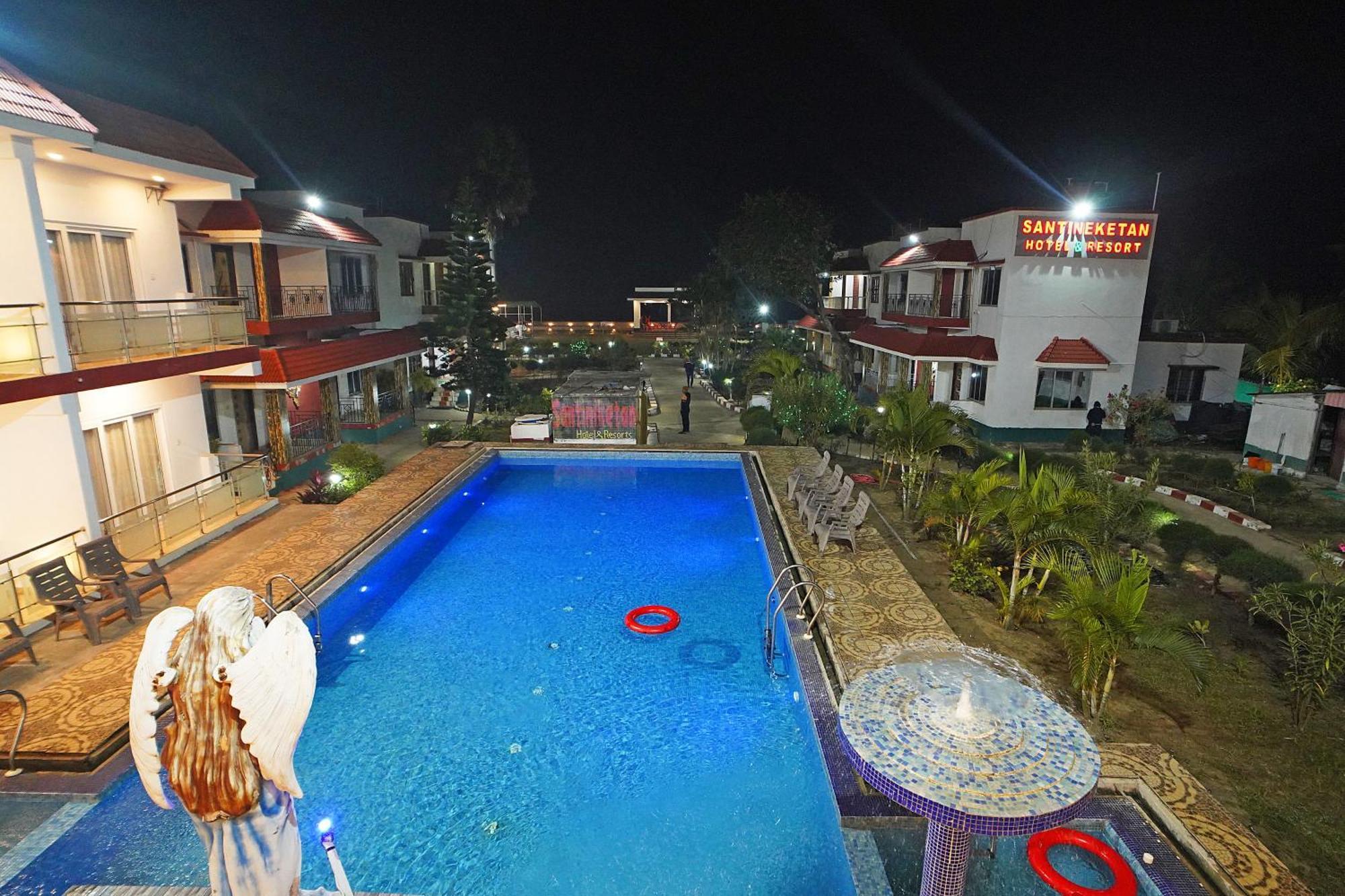 Santiniketan Hotel And Resort !! On Beach Family Resort !! 曼达莫尼 外观 照片